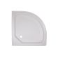 Набор Lidz душова кабіна Latwa SC80x80.SAT.LOW.GR, скло тоноване 4 мм + піддон KAPIELKA - 9