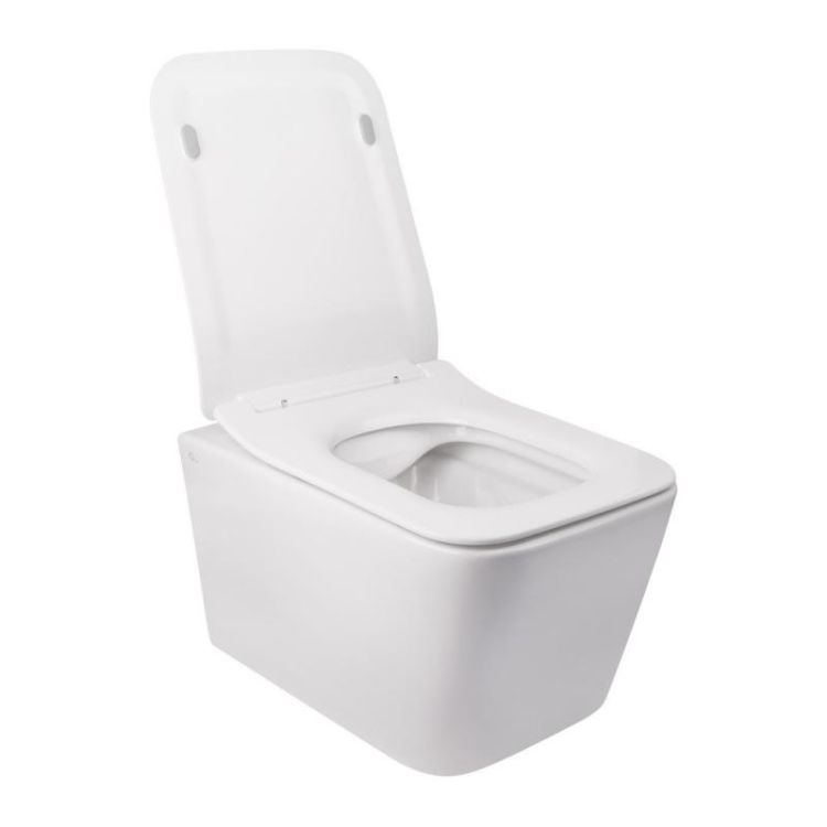 Набор Qtap инсталляция 3 в 1 Nest QT0133M425 с панелью смыва квадратной QT0111M06029SAT + унитаз с сиденьем Crow QT05335170W - 4