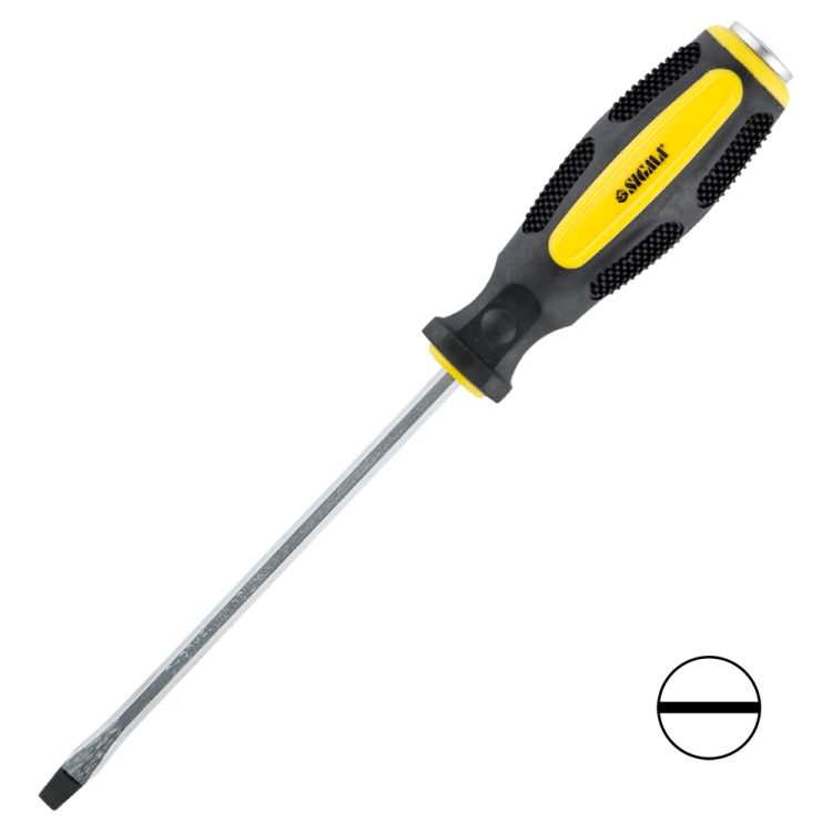 Отвертка ударная шлицевая SL6x100мм CrV Sigma (4004431) - 1