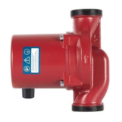 Насос циркуляц 250Вт Hmax 8м Qmax 160л/хв Ø2&amp;quot; 180мм бордо + гайки Ø1 1/4 &amp;quot; WETRON (774242) - 2