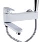 Смеситель для ванны Jay с поворотным изливом (с душевым гарнитуром) QTJAY260CRW45554 Chrome/White Qtap - 3