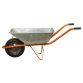 Тачка садовая одноколесная 58л 120кг колесо 13&amp;quot; FLORA (5055324) - 2