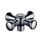 Ручка 1/2&amp;quot; для двухвентильного змішувача (55A) AQUATICA (XL-2442) - 1