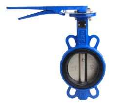 Затвор межфланцевый «баттерфляй» 4'' корпус чугун (GGG50) диск чугун (GGG50) EPDM PN16 FLORA (5080214)