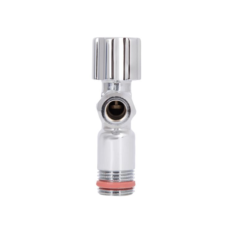 Кран кутовий Thermo Alliance Forte 1/2&amp;quot;Зх3/8&amp;quot;З з перехідником M10, хром TAF341W159 - 4