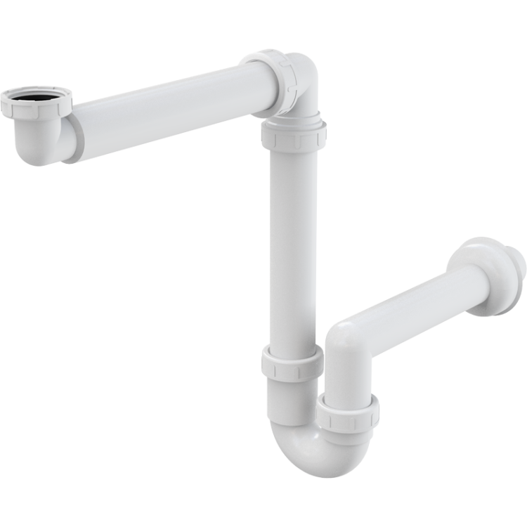 A434 Сифон д\умыл. с накид. гайкой 5/4&amp;quot; - 1