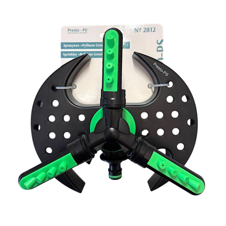 Дощувач Presto-PS зрошувач круговий Рубікон Green (2812-BL) - 1