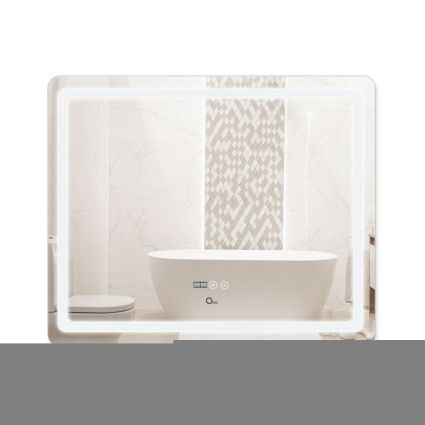 Зеркало Qtap Mideya 900х700 с LED-подсветкой Touch, с антизапотеванием, с димером, рег. яркости Reverse - 1