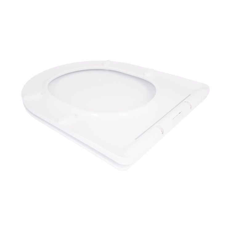 Qtap Сидіння для унітаза (Jay 640, Swan 640) 422x360x30 мм, White, з мікроліфтом, Slim Duroplast, Quick Release QTSC179W48699 - 3