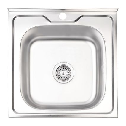 Кухонна мийка Brinex 5050 0,6 мм Satin (BRIN5050SAT06) - 1