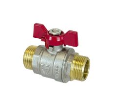 Кран кульовий HLV 3/4 зовнішня/внутрішня метелик