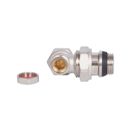 Кран SD Plus 1/2&amp;quot; ВН з антипротечкой для радіатора кутовий - 6