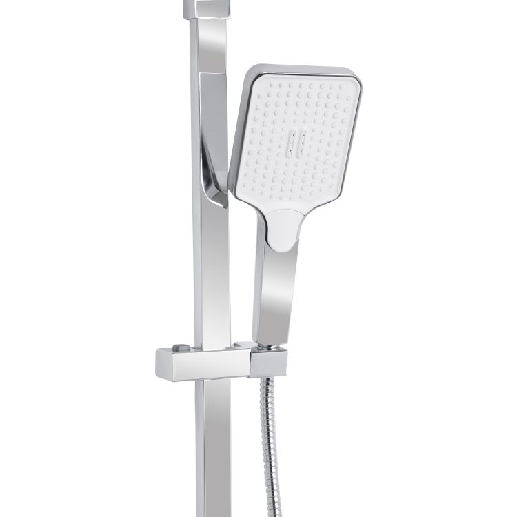 Душова система універсальна Qtap Crow на три споживача (з виливом) QTCRO111CRM48648 Chrome - 6