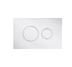 Клавіша змиву Qtap Standard 152x236x28 мм, Chrome, кругла QTSTD164CRM49469