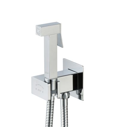 Набір для гігієнічного душу Qtap Inspai-Varius квадратний прогресивний картридж QTINSVARCRMV00440701 Chrome - 4