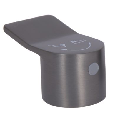 Ручка перемикача режимів Qtap (27,1x45,5x27,4) для змішувачів для ванни з поворотним виливом Presto Graphite QTPRE271455274GRP50520 - 2