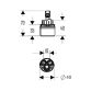 Картридж для смесителя Spojeni 40 мм QT40MM, Q-tap - 2