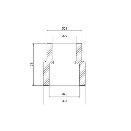 Муфта PPR Thermo Alliance 25х20 - 2
