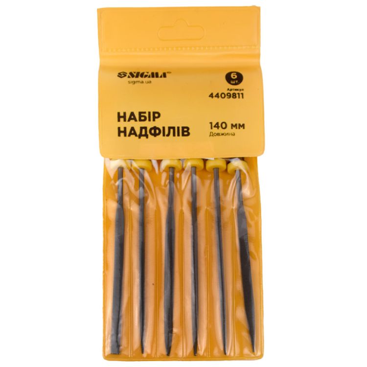 Набор надфилей 6шт 140мм SIGMA (4409811) - 8