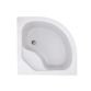 Душова кабіна Lidz Latwa SC90x90.SAT.HIGH.FR, скло Frost 4 мм + піддон з панеллю Kapielka - 9