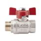 Кран шаровой Icma 1/2&amp;quot; прямой №351 - 3