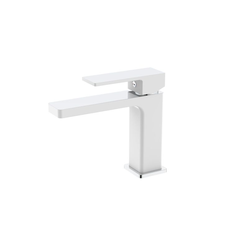 Смеситель для раковины Gemini QTGEM270CRW45675 Chrome/White Qtap - 1