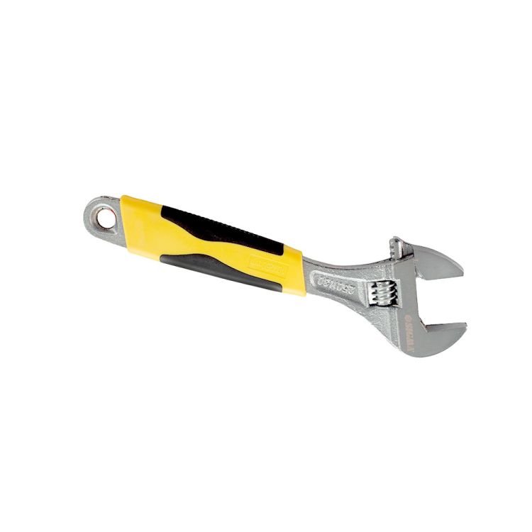 Ключ розвідний 250мм CrV (обгумована рукоятка) Sigma (4101031) - 6