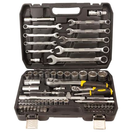 Набор насадок торцевых и бит 1/4&amp;quot;, 1/2&amp;quot; 82шт CrV mid Sigma (6001551) - 2