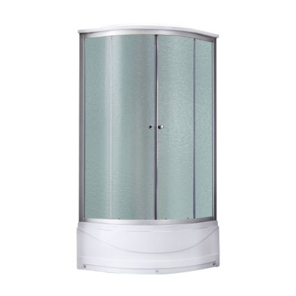 Гідробокс 90х90х225 Tani SBM90x90.SAT.HIGH.FR, скло Frost 4 мм, стінки WHI + піддон глиб. Lidz - 1