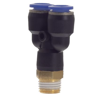 Штуцер цанговый (Y-образный) Ø8*8*8мм МТ 1/4&amp;quot; Sigma (7027811) - 3