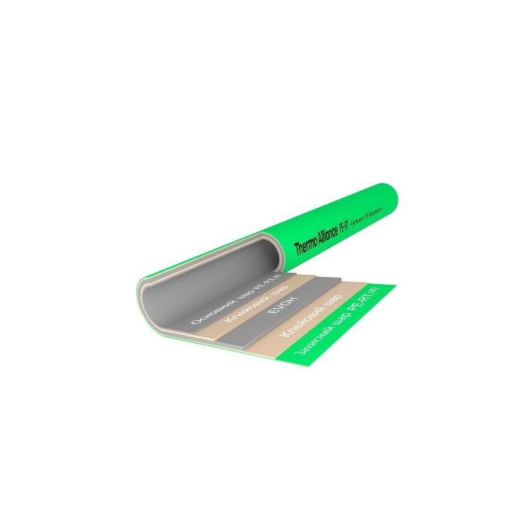 Акційний набір Thermo Alliance: 2 бухти Труба PE-RT EVOH GREEN, 5 шарів, 16×2,0 мм (600 м) + Устаткування для розмотування труби - 2