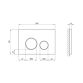 Панель смыва для унитаза Nest PL M11SAT, Q-tap - 2