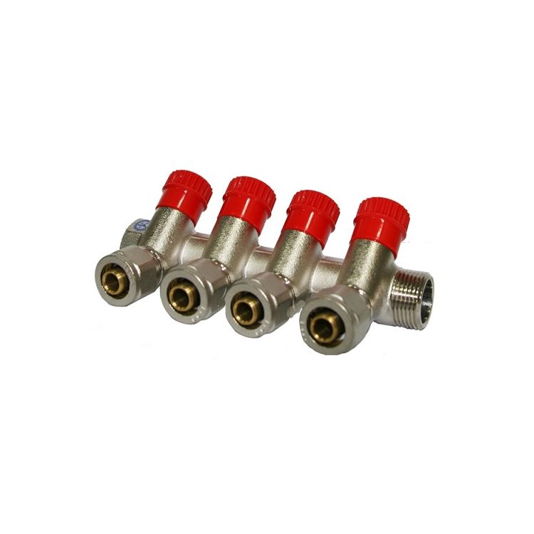 Колектор SANTAN 16х3/4 чотири виходи з перекриттям під 35° - 1