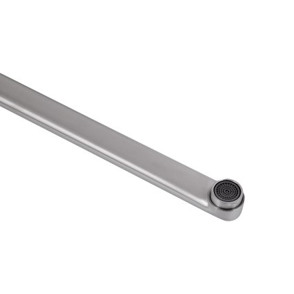 Смеситель д/ванны Pure 005 с длинным поворотным изливом (с душ. гарнитуром) Nickel BRIPUR005NKL Brin - 5