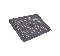 Стельова лійка Qtap (305x210x40) для душової системи Presto Graphite QTPRE30521040GRP50582