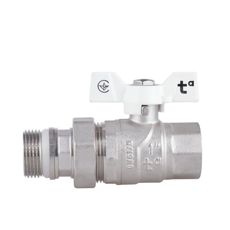 Кран кульовий &amp;quot;Американка&amp;quot; SD Forte 1&amp;quot; з антипротечкой прямий - 4