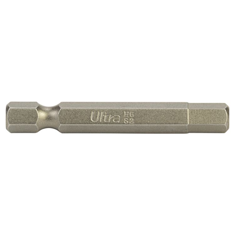 Биты HEX 6×50мм ¼&amp;quot; 10шт S2 (блистер) ULTRA (4015102) - 3