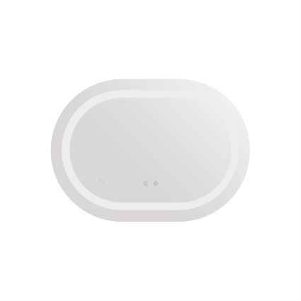 Зеркало Qtap Gemini 500х700 с LED-подсветкой Touch, с антизапотеванием, с димером, рег. темп. цвета - 3