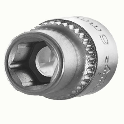 Насадка шестигранна коротка 1/4&amp;quot; 6мм CrV ULTRA (6060062) - 5