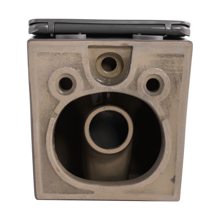 Унітаз підвісний Qtap Tern Ultra Quiet 520×345×325 мм, Stone grey, з сидінням Slim Duroplast / Soft-close / Quick Release QTTER26SG49000 - 7