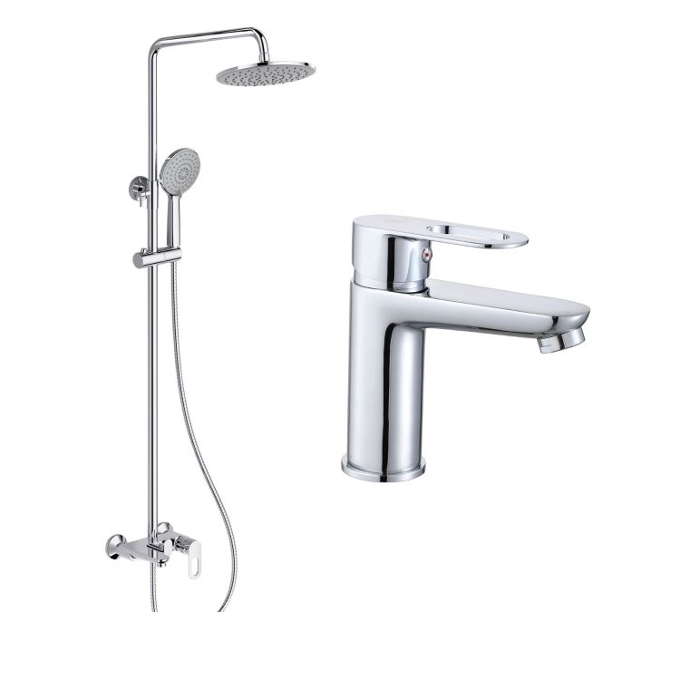 Набор смесителей Latwa 001 + Latwa 1030 Chrome - 1
