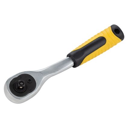 Ключ-трещотка с изогнутой ручкой 1/4&amp;quot; 150мм 72T CrV Sigma (6050071) - 4