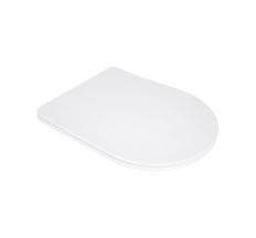 Сидіння для унітазу Qtap (Evia, Arvin, Leo 630) 410x330x22 мм, White, з мікроліфтом, Slim Duroplast, Quick Release QTSC179W49264