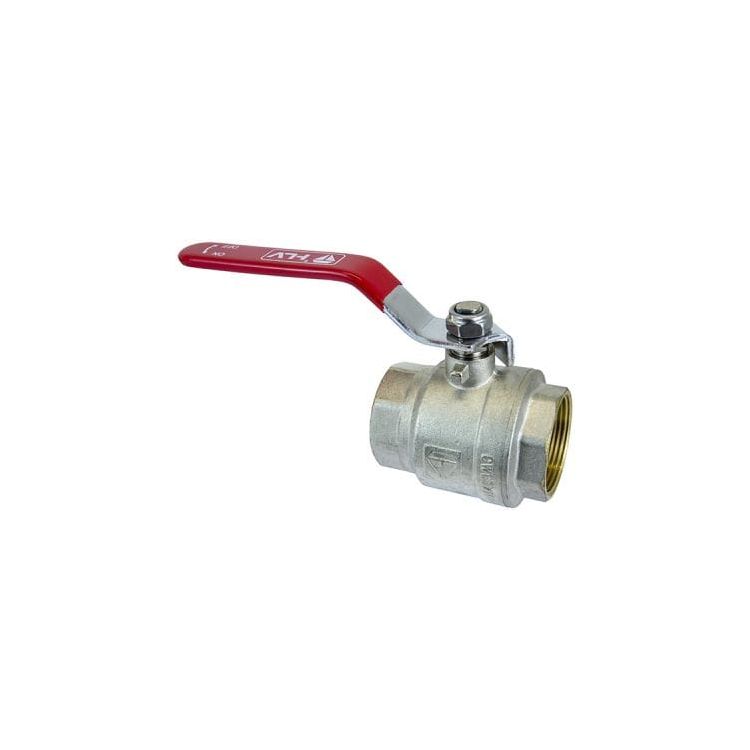 Кран кульовий HLV 1/2 внутрішня/внутрішня ручка - 1