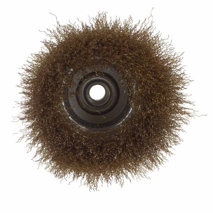 Щетка проволочная чашеобразная Ø125мм М14×2мм (латунированная) Sigma (9014121) - 3
