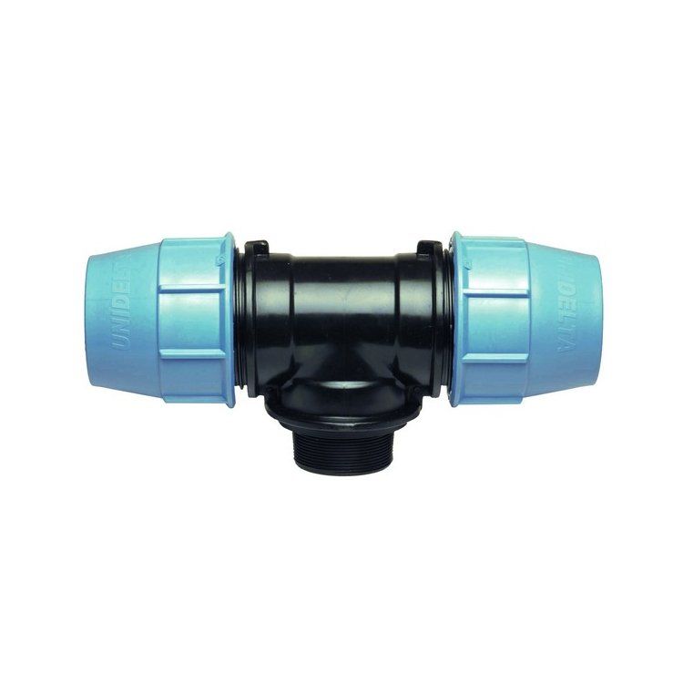 Трійник з зовнішньою різьбою Unidelta ПЕ 32х1 1/4&amp;quot;х32 - 1