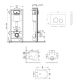Комплект: Qtap Taurus Ultra Quiet подвесной унитаз QT2433084EUQW + Nest комплект установки 4в1 (Клавиша круглая Satin) QT0133M425 + QT0111M11111SAT - 2