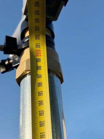 Тринога Presto-PS для дощувачів із зовнішнім різьбленням 1 дюйм, висота 100-140 см (14040) - 4