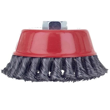 Щітка дротяна чашевидних Ø125мм М14×2мм (сталевий витий) Sigma (9026121) - 2