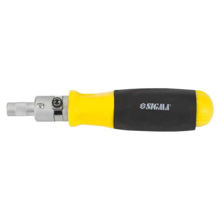 Отвертка с реверсом + трещотка + биты 11шт CrV Sigma (4001131) - 2